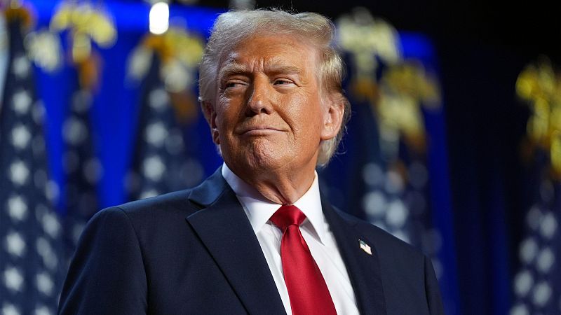 Trump celebra su victoria con sus seguidores: "¡Mirad lo que hemos hecho!" - La hora de La 1 | Ver