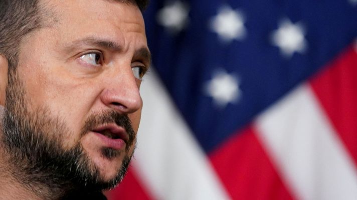 Telediario 1 - Zelenski rebaja su frialdad con Trump ante un posible giro de la guerra