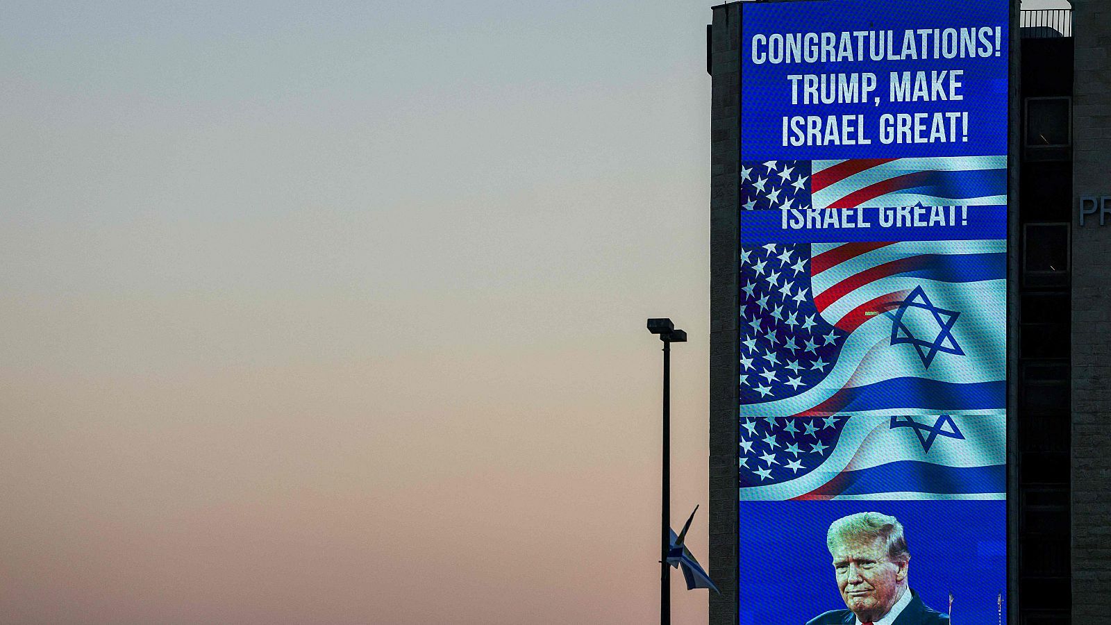 El Gobierno de Israel, el primero en felicitar a Trump por su victoria en las elecciones - Telediario 1 | Ver