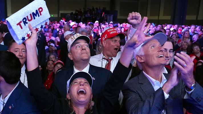 Trump arrasa en las elecciones: "Ha sido una sorpresa porque las encuestas daban un empate técnico"