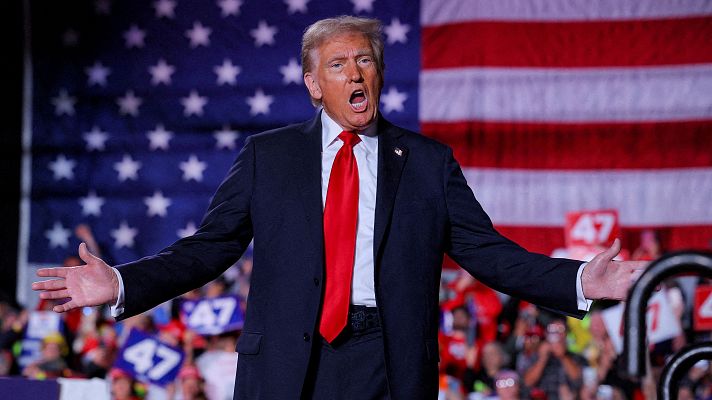 Telediario 2 - Trump vuelve a la Casa Blanca cuatro años después