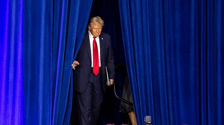 Telediario 2 - Las amenazas de Trump durante la campaña, de retórica electoral a ataques abiertos contra sus adversarios