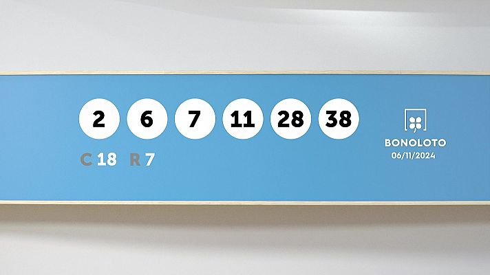 SELAE - Sorteo de la Lotería Bonoloto del 06/11/2024