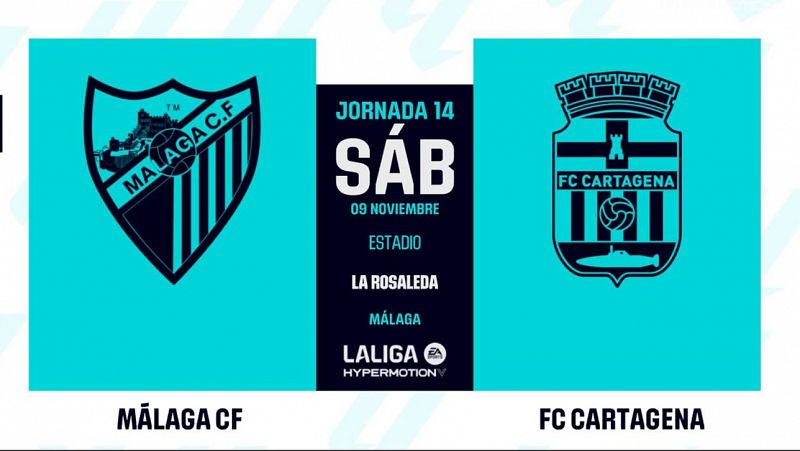 Mlaga-Cartagena: resumen del partido de la 14 jornada de Liga | Segunda