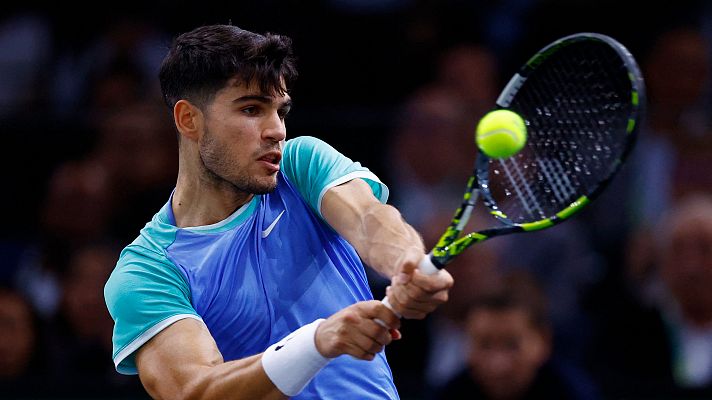 Carlos Alcaraz ya prepara en Turín las ATP Finals