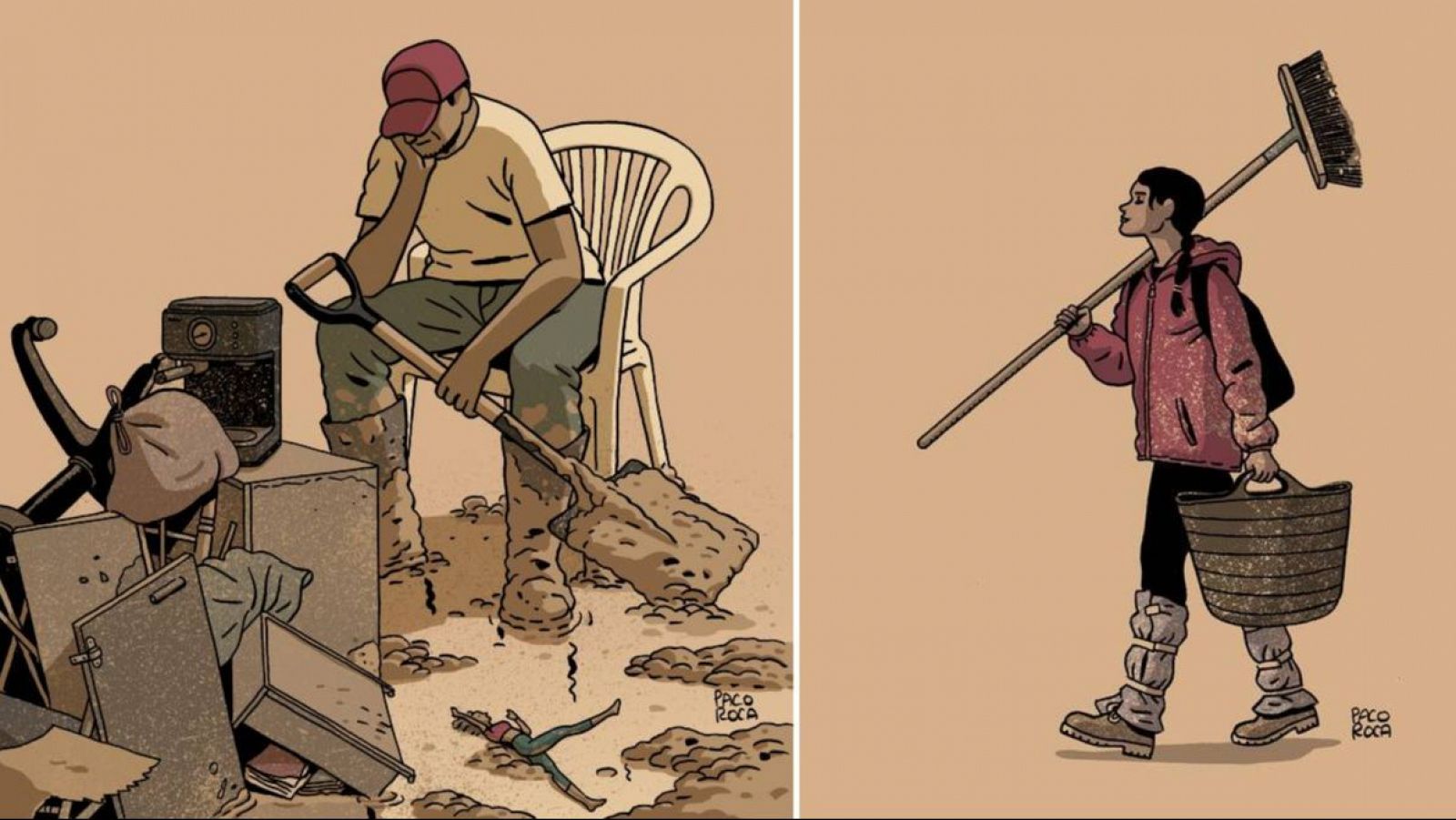 Paco Roca, el dibujante de cómics que plasma la DANA en sus obras - La tarde en 24h | Ver
