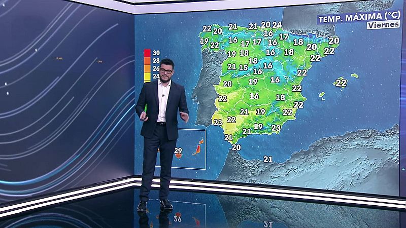 Temperaturas elevadas para la época en las islas Canarias orientales - ver ahora