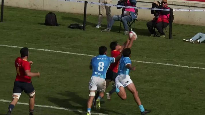 Increíble ensayo de la selección española de rugby en su victoria ante Uruguay