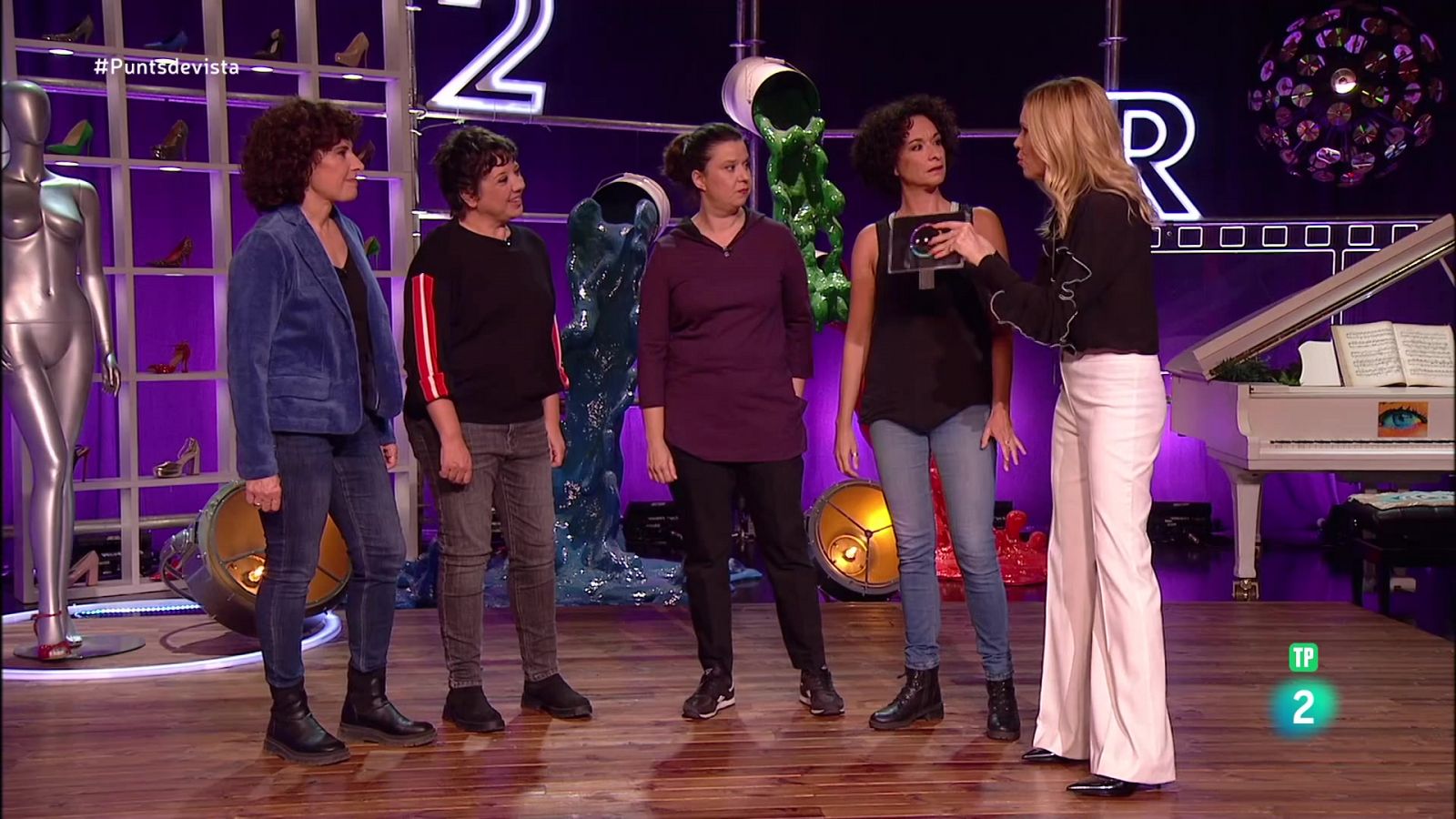 Meritxell Huertas, Carme Poll i Blu Nana - Punts de Vista - Punts de vista | Veure