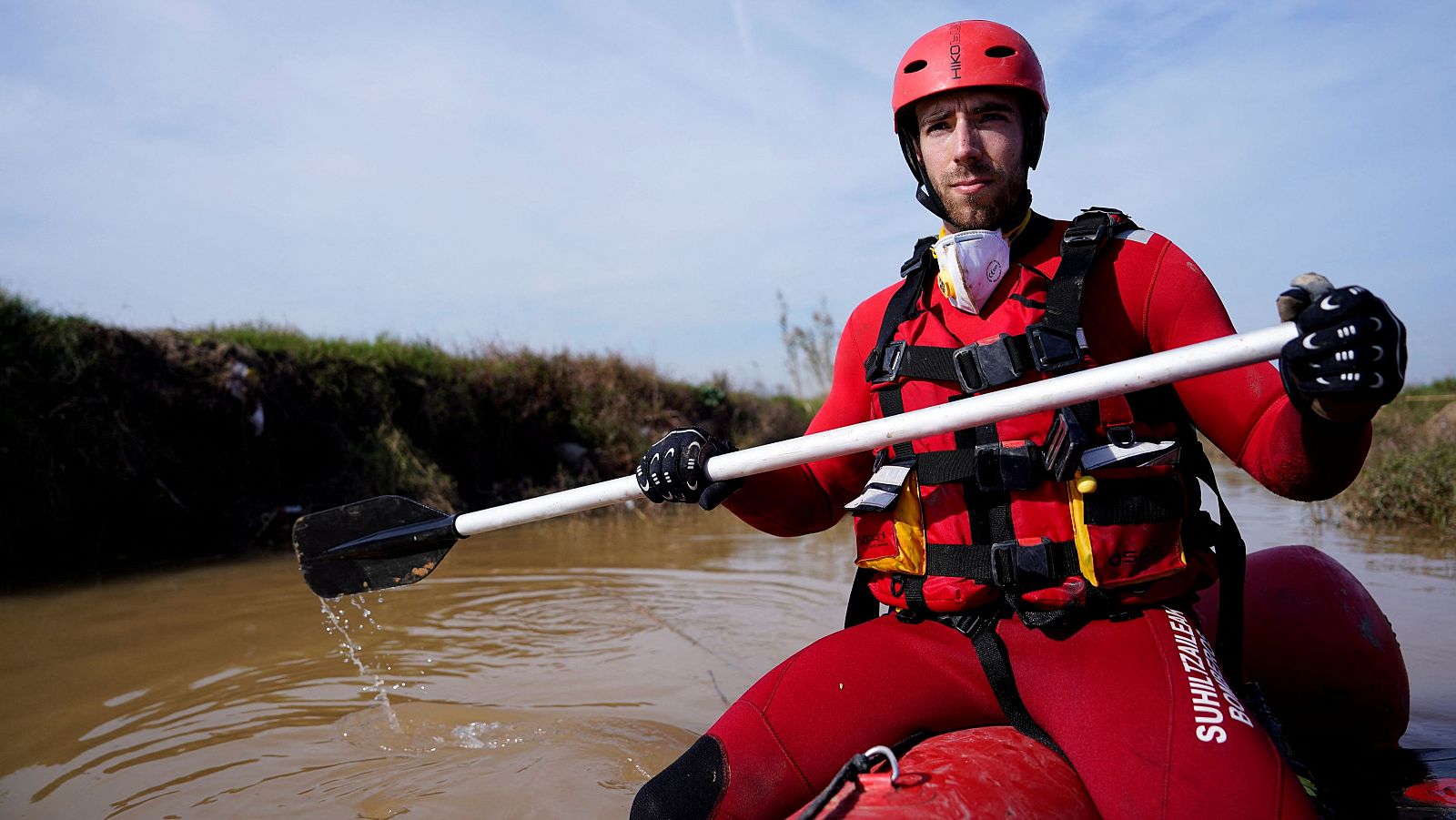 El dispositivo de búsqueda de víctimas en la Albufera de Valencia