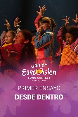 Eurovisión Junior - Así fue el primer ensayo de Chloe en Eurovisión Junior 2024