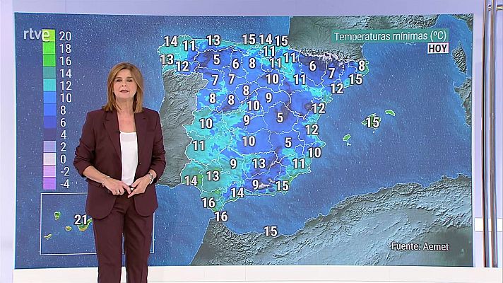 El tiempo - Intervalos de tramontana fuerte en Ampurdán y Baleares. Probables chubascos fuertes en Pitiusas y Alicante
