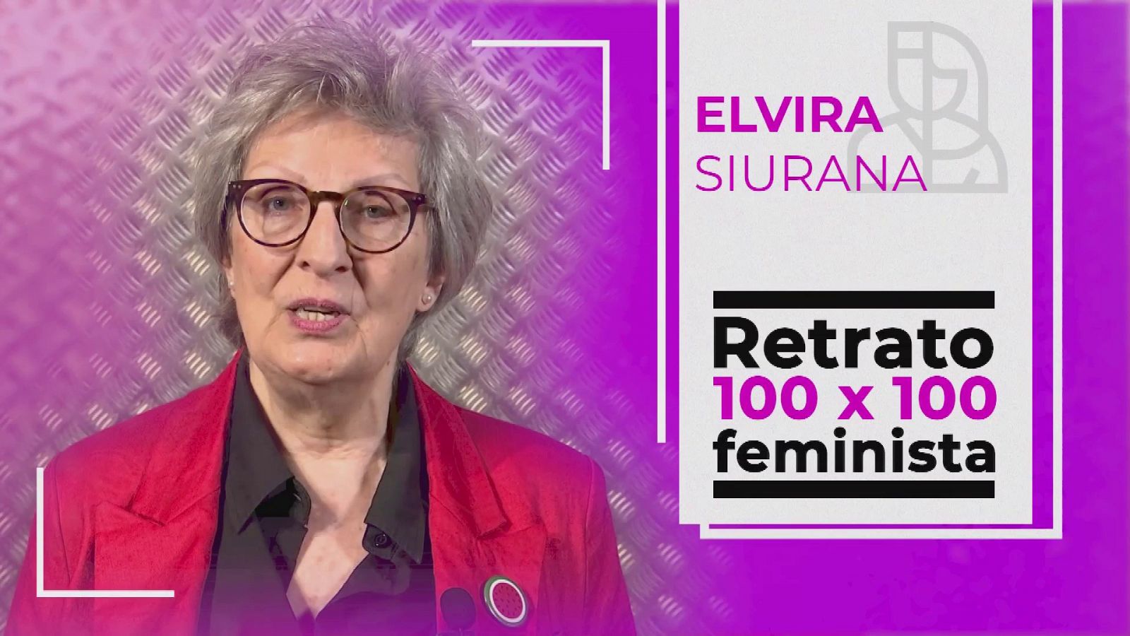 Objetivo Igualdad-Retrato 100x100 feminista: Elvira Siurana