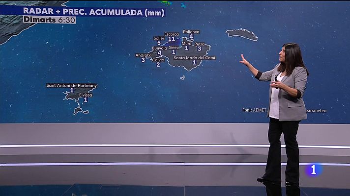 Informatiu Balear - El temps a les Illes Balears - 12/11/24