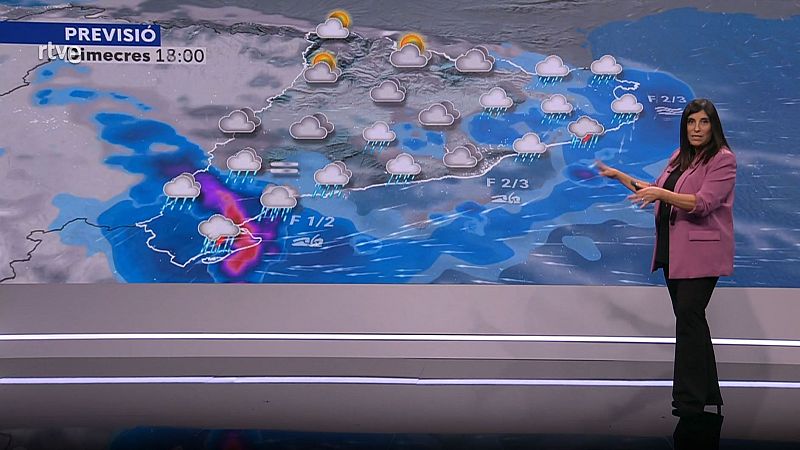 El Temps ? Pluja intensa i abundant al sud, neu al Pirineu i fred arreu