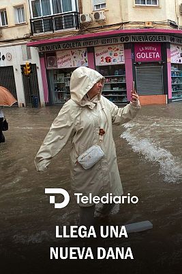 Telediario 1 - La nueva DANA deja alerta roja en Tarragona y Málaga por lluvias torrenciales