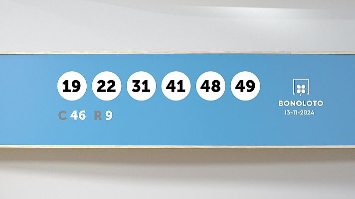 SELAE - Sorteo de la Lotería Bonoloto del 13/11/2024