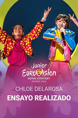 Eurovisión Junior - Ensayo realizado de Chloe DelaRosa