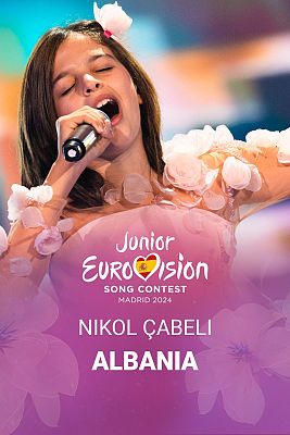 Eurovisión Junior - Albania: Nikol Çabeli canta "Vallëjoz"