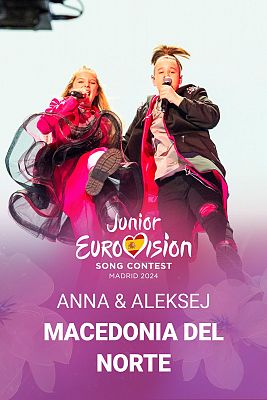 Eurovisión Junior - Macedonia del Norte: Anna & Aleksey canta "Marathon"
