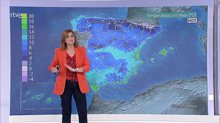 El tiempo - Precipitaciones muy fuertes o persistentes en el oeste de Andalucía y zonas de Levante