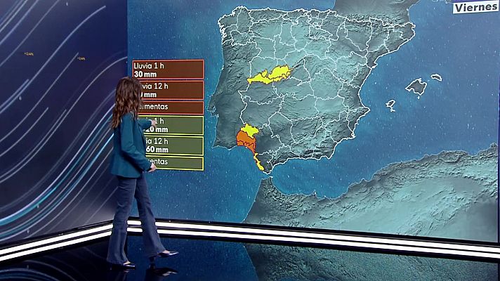 Temperaturas en aumento acusado en la Península, notable en el interior peninsular y descenso ligero en Canarias