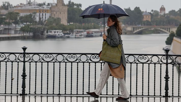 El tiempo - Fuertes precipitaciones en el oeste y suroeste peninsular este viernes