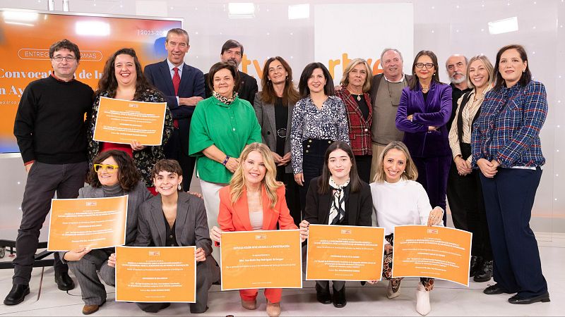 RTVE acoge la ceremonia de entrega de diplomas de la VI Convocatoria de Impulsa Visión RTVE Ayudas a la Investigación del curso académico 2023-2024.