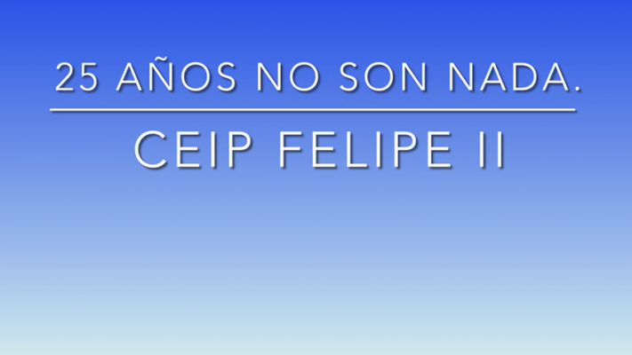 CEIP Felipe II. 25 años no son nada