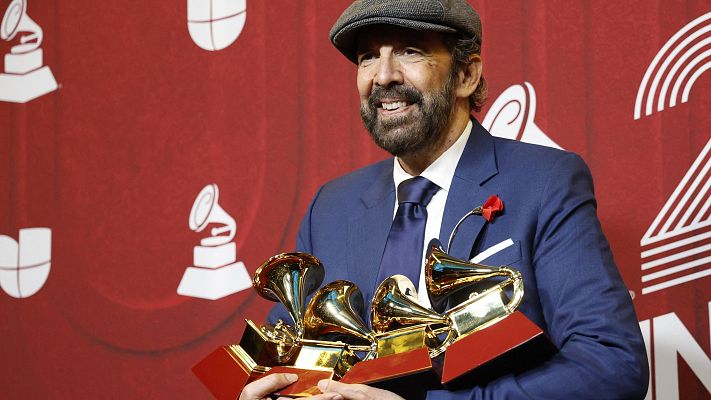 Telediario 1 - Juan Luis Guerra triunfa en los Latin Grammy 2024 con cuatro premios