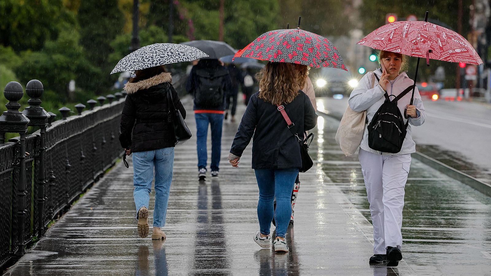 Precipitaciones en el oeste y suroeste peninsular y Canarias