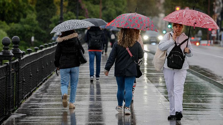 Precipitaciones abundantes en el oeste y suroeste peninsular y Canarias