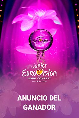 Eurovisión Junior - Anuncio del ganador en Madrid 2024