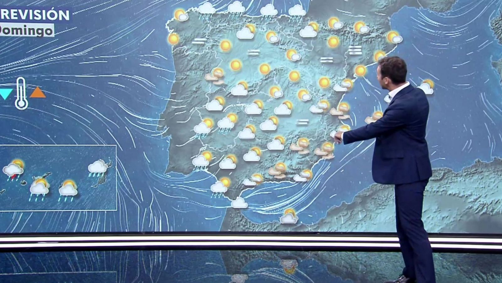 Ascensos ligeros de las máximas y descensos ligeros de las mínimas, sin grandes variaciones de temperaturas - ver ahora