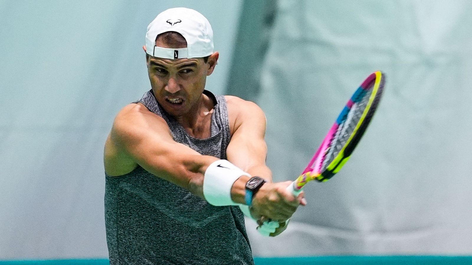 Alcaraz y Nadal ya entrenan juntos para la Copa Davis