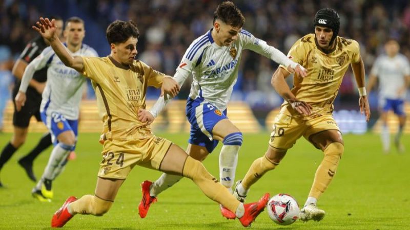 Real Zaragoza - Mlaga CF: resumen del partido de la 15 jornada de Liga | Segunda