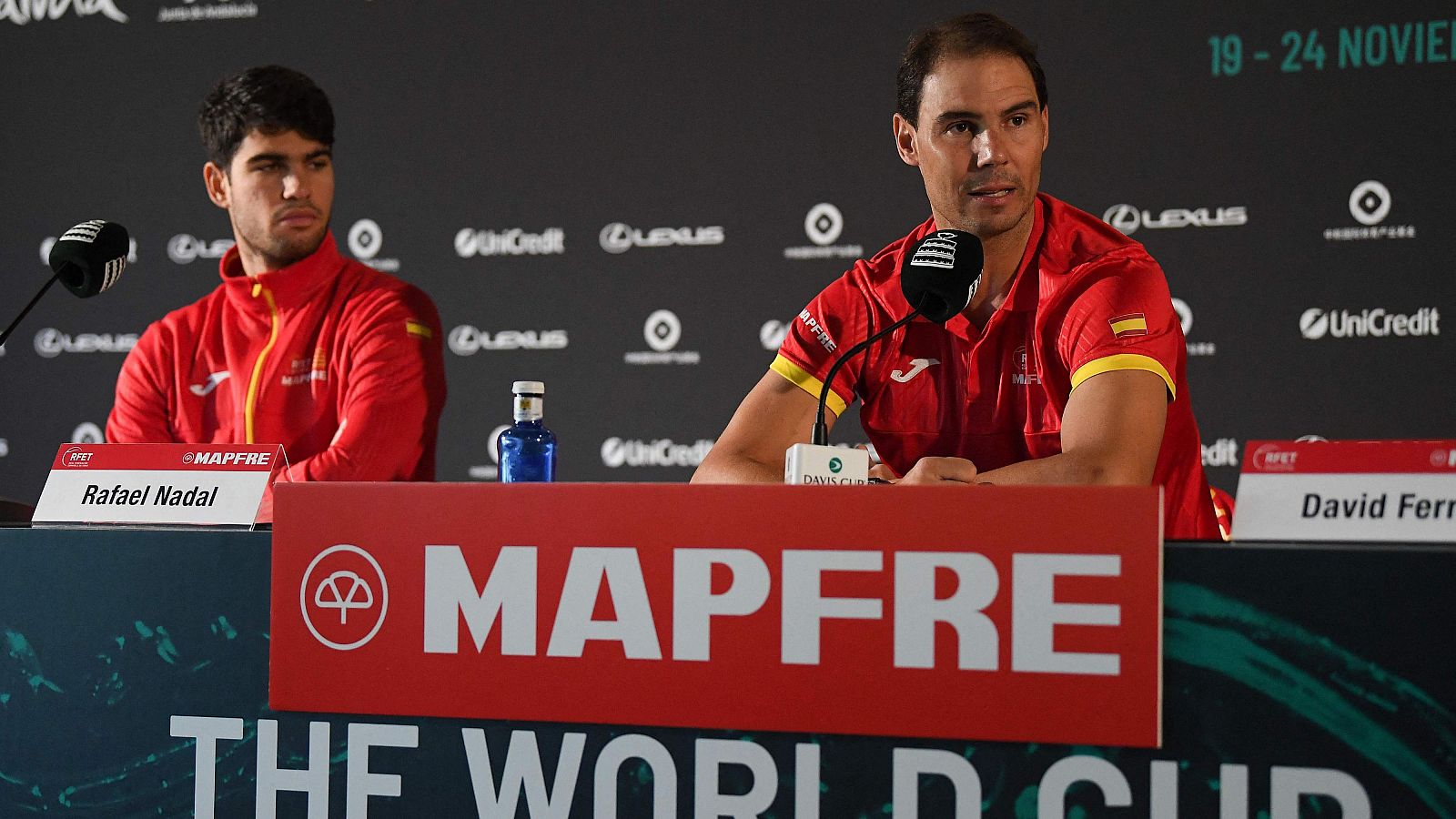 Finales Copa Davis 2024: rueda de prensa de Rafa Nadal y Alcaraz - Diario 24 | Ver