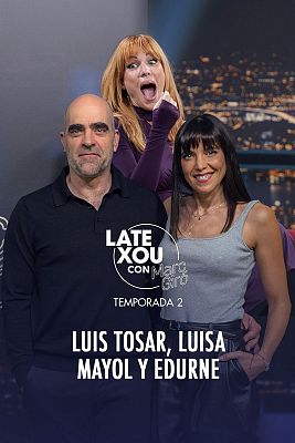 Luis Tosar, Luisa Mayol y Edurne