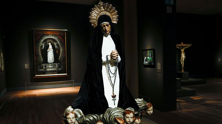 Telediario 1 - Las esculturas católicas del Siglo de Oro llegan al Museo del Prado