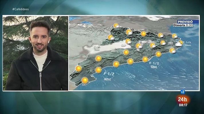 El temps - Dimarts tranquil i pendents de fortes ventades