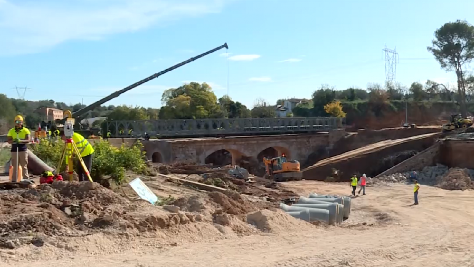 Necesidad de reconstruir los puentes que la DANA destruyó