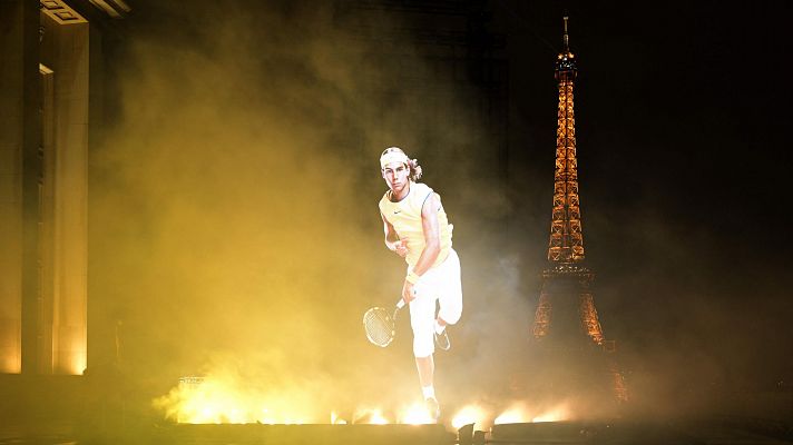 El espectacular homenaje de París a Rafa Nadal