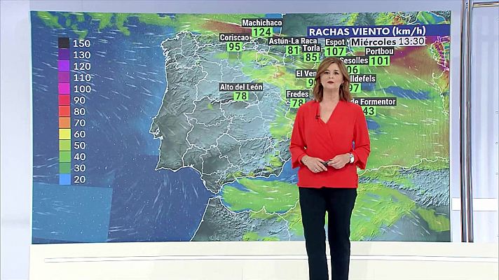 Viento fuerte en litorales cantábricos y mediterráneos