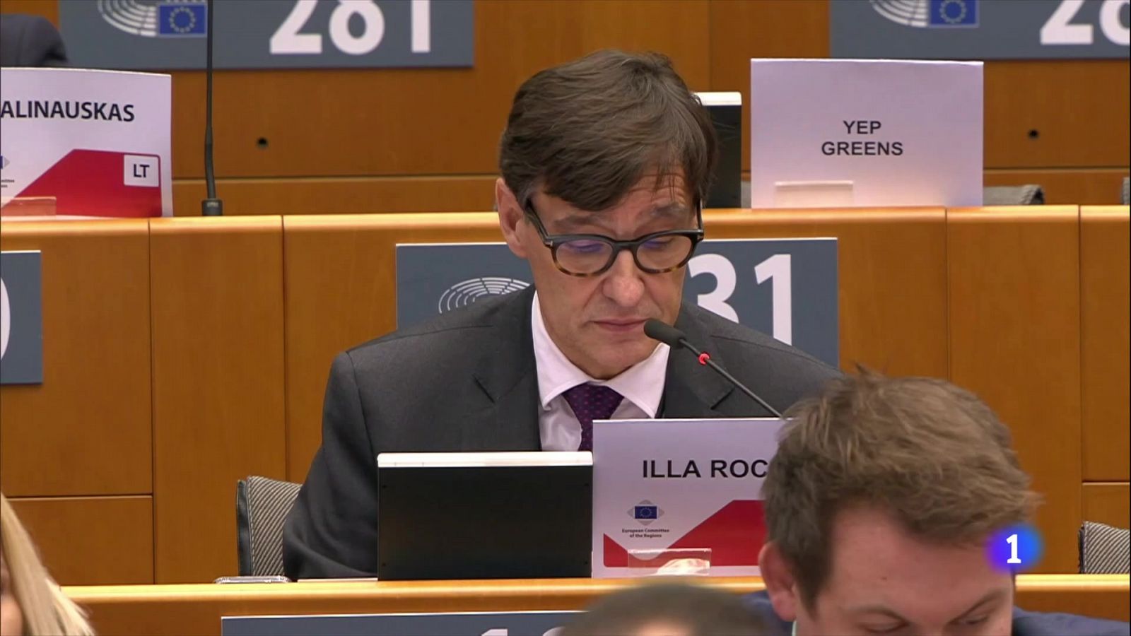 Salvador Illa intervé al Comitè de Regions a Brussel·les - L'Informatiu | Veure