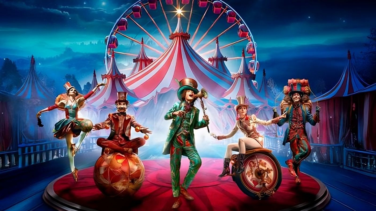 Los circos comienzan a llegar a diferentes localidades de España por Navidad.