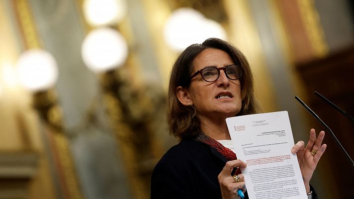 Telediario 2 - Ribera da explicaciones de su gestión de la DANA en el Congreso y el Senado