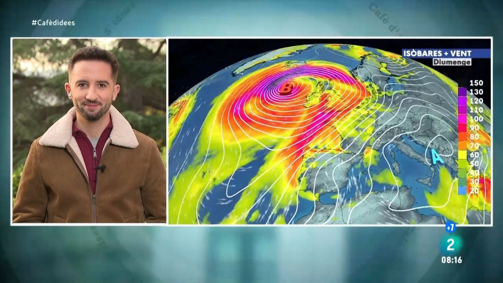 El Temps - Arriba la borrasca Caetano amb fortes ventades | Veure