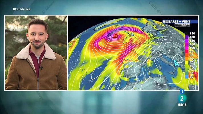 El temps - Arriba la borrasca Caetano amb fortes ventades