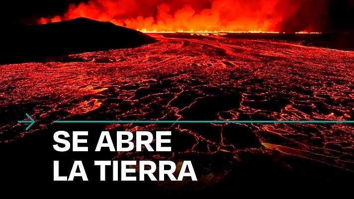 Islandia: Una erupción volcánica obliga a evacuar la localidad de Grindavik