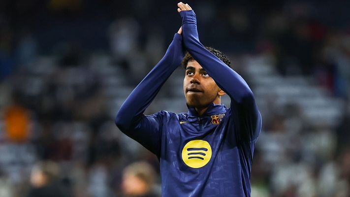 Telediario 1 - Lamine Yamal entrena al margen en el gimnasio y es duda en el Barça para visitar al Celta